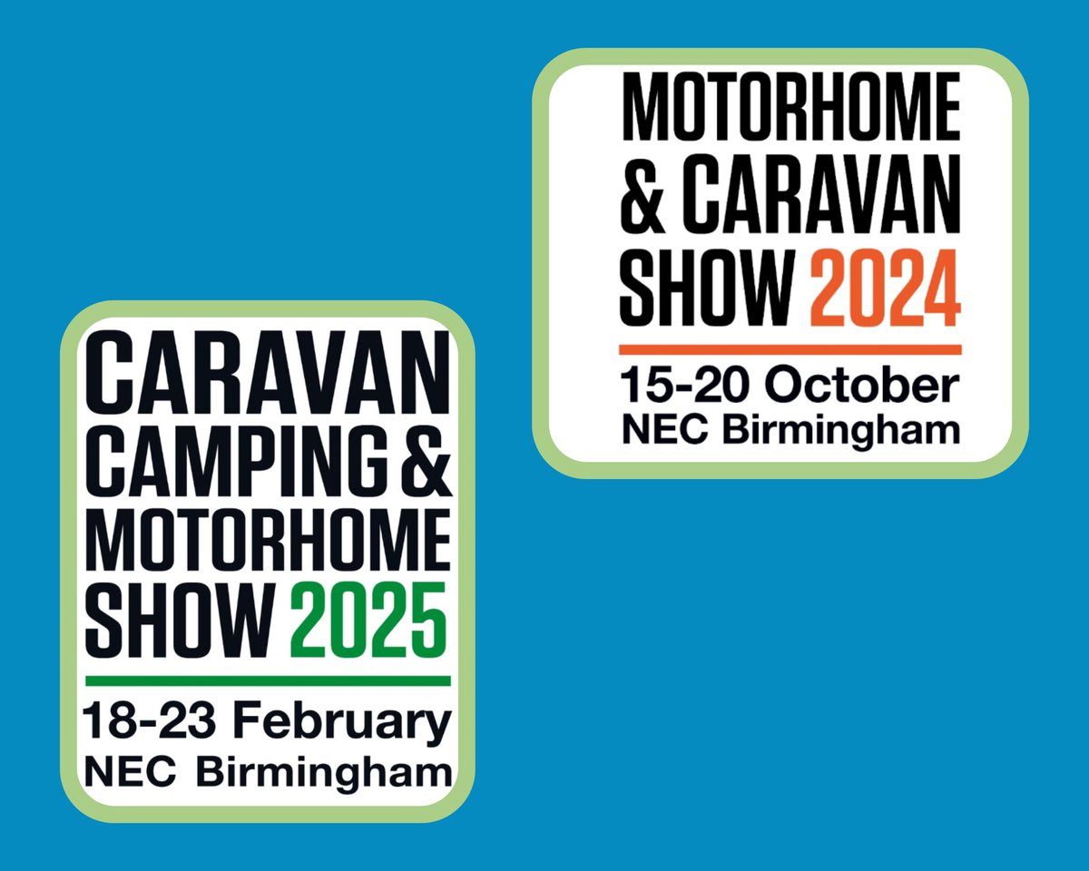 CaravanningLife's tweet photo. That's the @CaravanCampShow over for another year. Let's not forget the @NECCaravanShow in October and next year's February show is a week later. #neccaravanshow #caravancampmotorhomeshow #nccevents https://t.co/mqHvKtF2L7