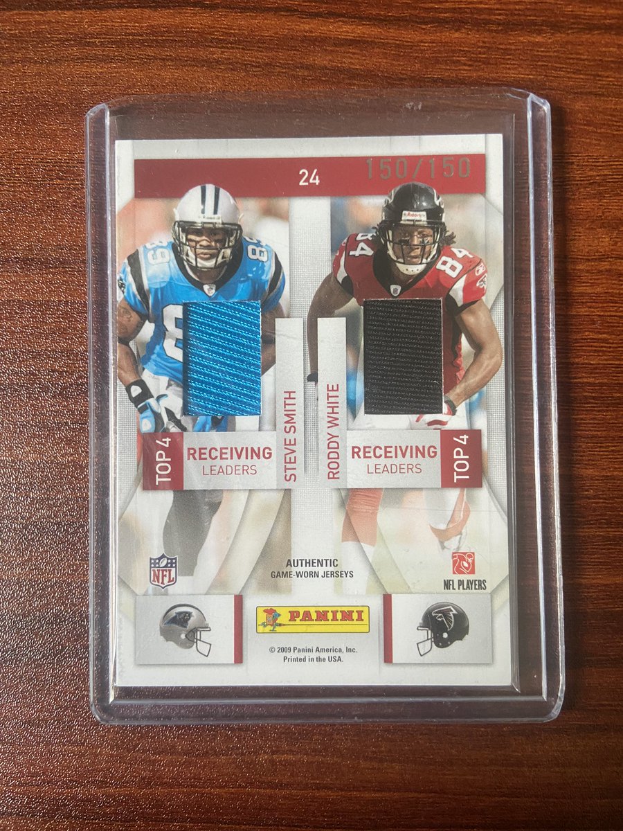 AZCards4Days's tweet photo. 2008 NFL Receiving Yards Leaders:
1. Andre Johnson 1,575
2. Larry Fitzgerald 1,431
3. Steve Smith 1,421
4. Roddy White 1,382 https://t.co/ImIvNh6xyx