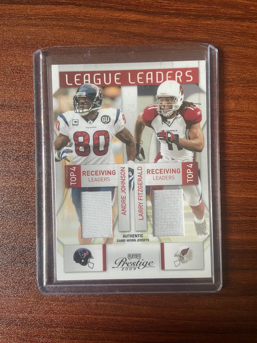 AZCards4Days's tweet photo. 2008 NFL Receiving Yards Leaders:
1. Andre Johnson 1,575
2. Larry Fitzgerald 1,431
3. Steve Smith 1,421
4. Roddy White 1,382 https://t.co/ImIvNh6xyx