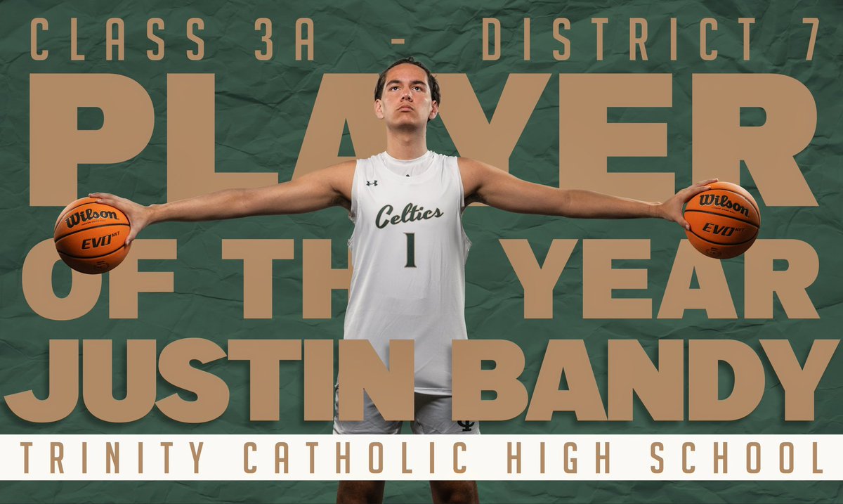 just1nbandy's tweet image. Class 3a District 7 Player of the Year @TCCeltics