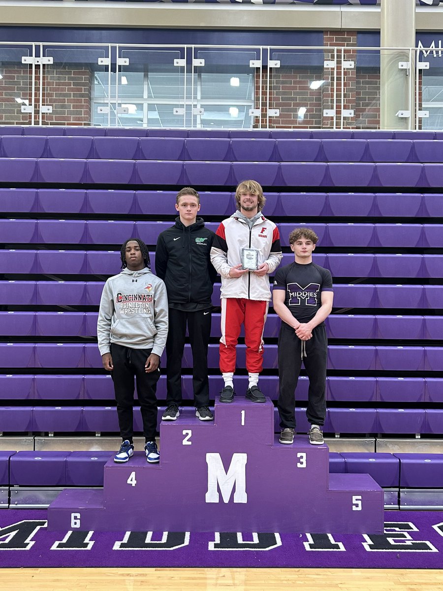 FairfieldWC's tweet image. GMC Tournament results

Braeden Shanklin - 1st
Jamie Mackey - 3rd
Carson Rabbit - 4th