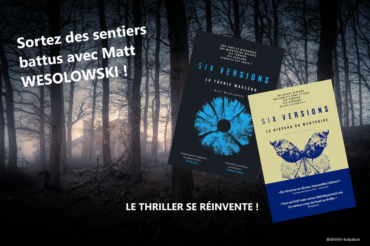 passion-polar.com/six-versions-t…  Matt Wesolowski fait souffler un air frais sur le genre " trhiller", avec une construction scénaristique originale ! addictif et passionnant ! #matt_wesolowski  #sixversions #passionpolar
