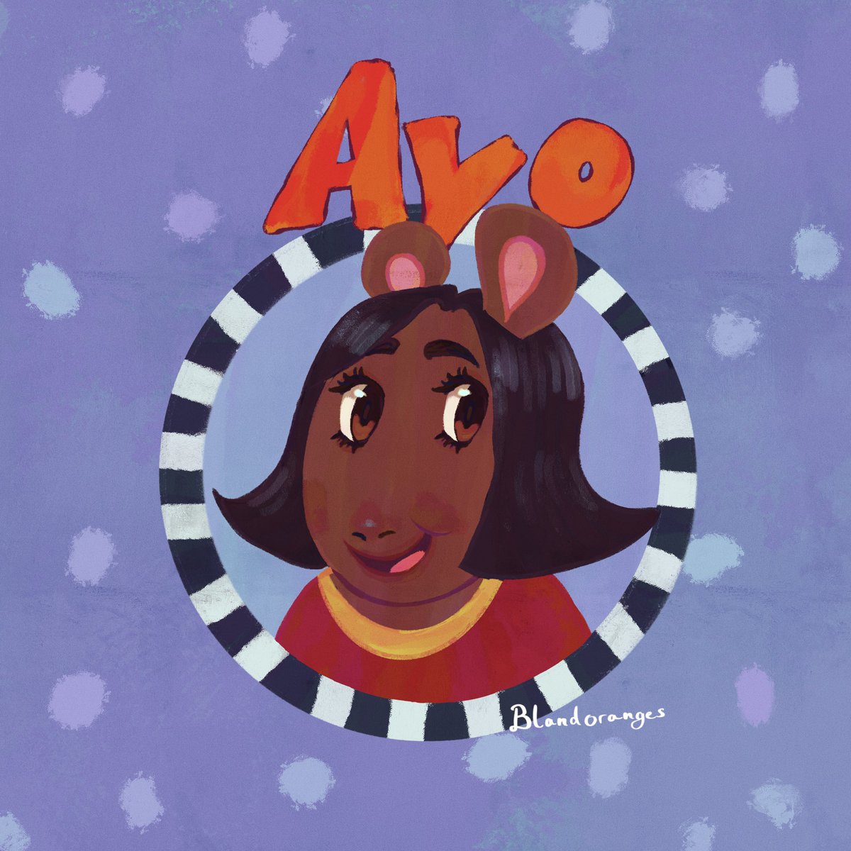Drew Ayo Edebiri as an Arthur character because of her cute outfit on snl