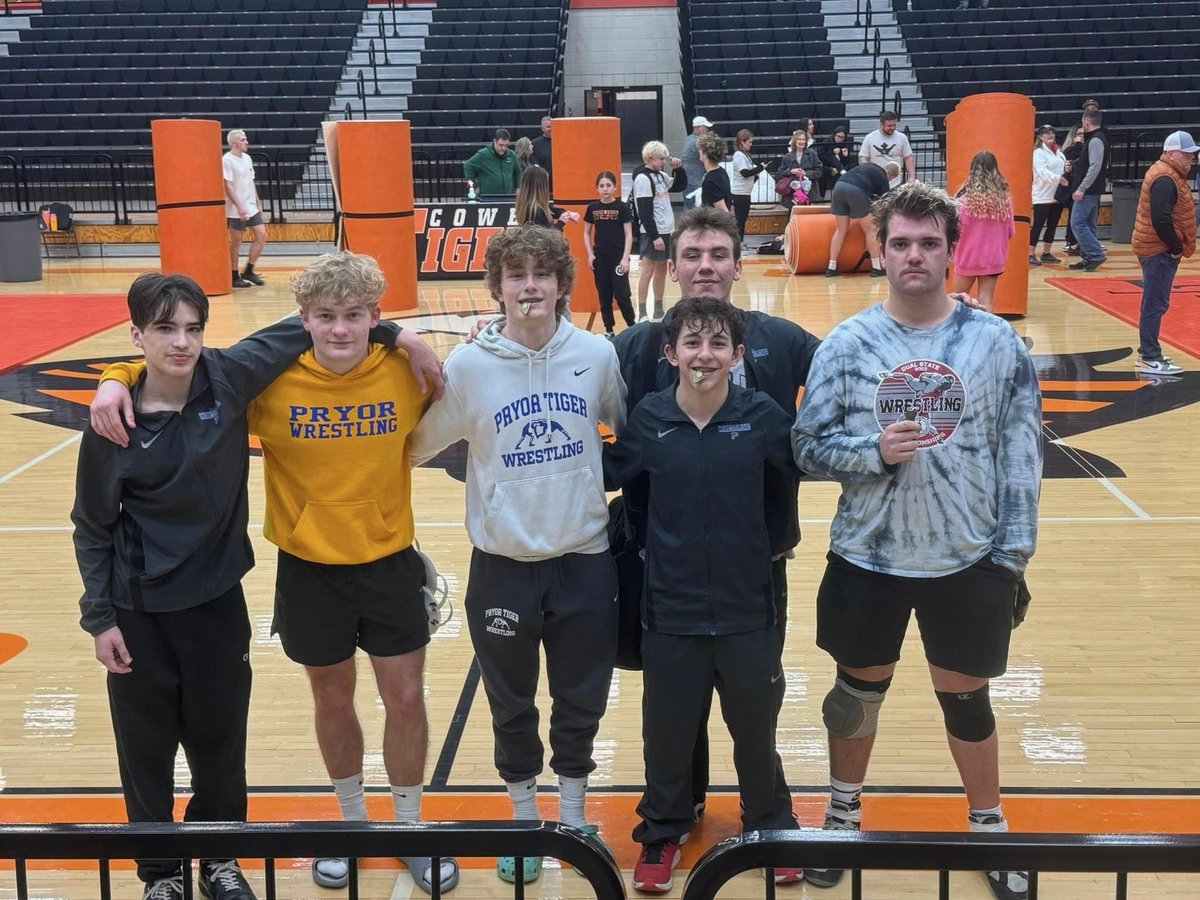 Congrats to these young men for placing at Regionals and punching their ticket to State!! Way to represent Pryor! #TigerStrength 🅿️🏅