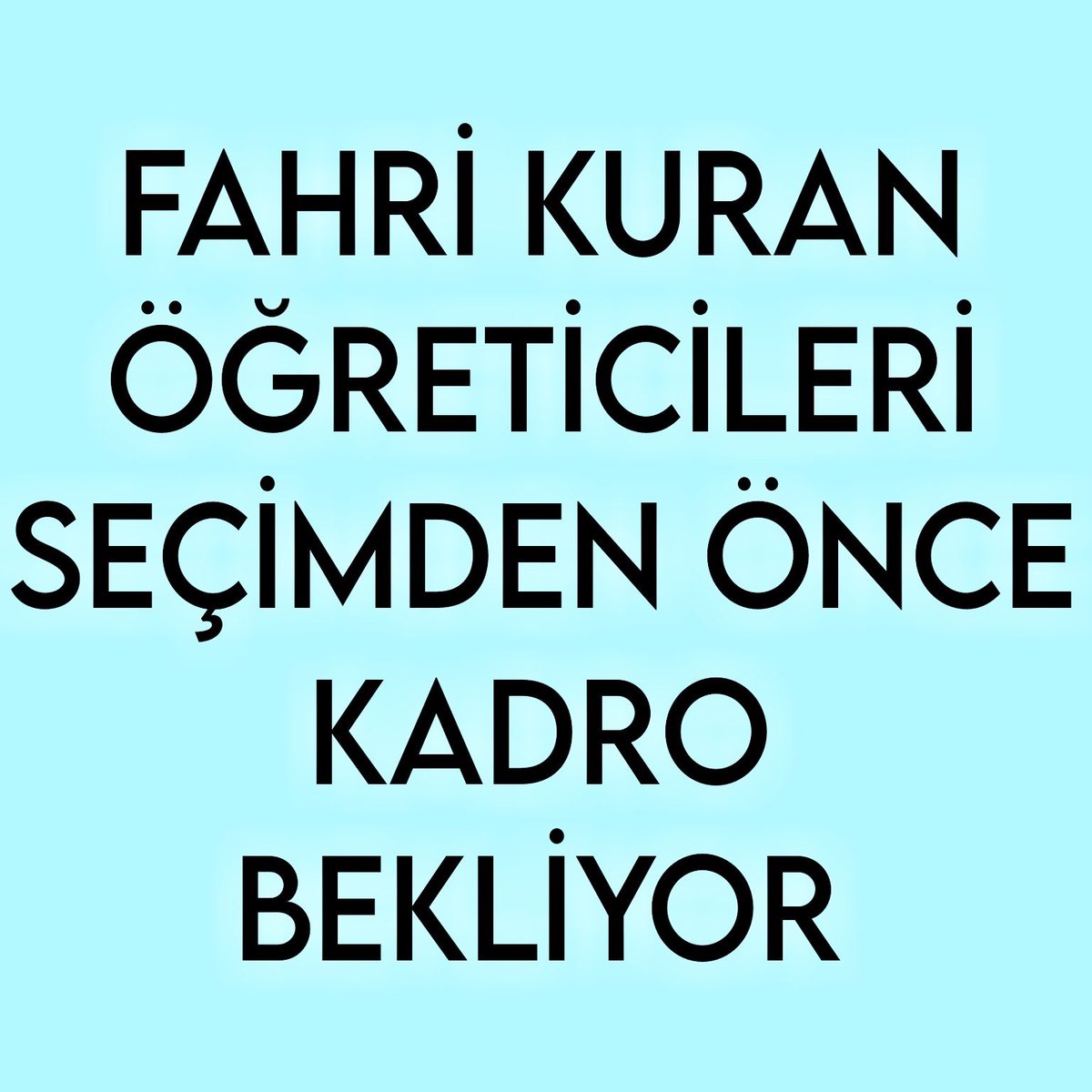 Fahri ögreticiler sahada yıllarca aktif çalışmış hizmet etmiş hocalar tek bir isteği vardı devletmizden bize sahip çıksın ‼️

#TorbadanFahriyeKadro

<a href="/RTErdogan/">Recep Tayyip Erdoğan</a> <a href="/mehmetsaityaz/">Mehmet Sait YAZ</a> 
<a href="/erkanakcay45/">Erkan Akçay</a>  <a href="/dbdevletbahceli/">Devlet Bahçeli</a> <a href="/_cevdetyilmaz/">Cevdet Yılmaz</a>  <a href="/AvOzlemZengin/">Av. Özlem Zengin 🇹🇷</a>