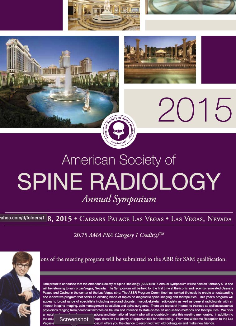 Wende Gibbs (@wendengibbs) on Twitter photo Blame this guy! While it could never be my favorite <a href="/The_ASSR/">American Society of Spine Radiology (ASSR)</a> meeting in Las Vegas 2015, this year was the homage. Thanks for all you do <a href="/BFlanksteak/">Adam Flanders, MD</a> #ASSR24 Blame this guy! While it could never be my favorite <a href="/The_ASSR/">American Society of Spine Radiology (ASSR)</a> meeting in Las Vegas 2015, this year was the homage. Thanks for all you do <a href="/BFlanksteak/">Adam Flanders, MD</a> #ASSR24
