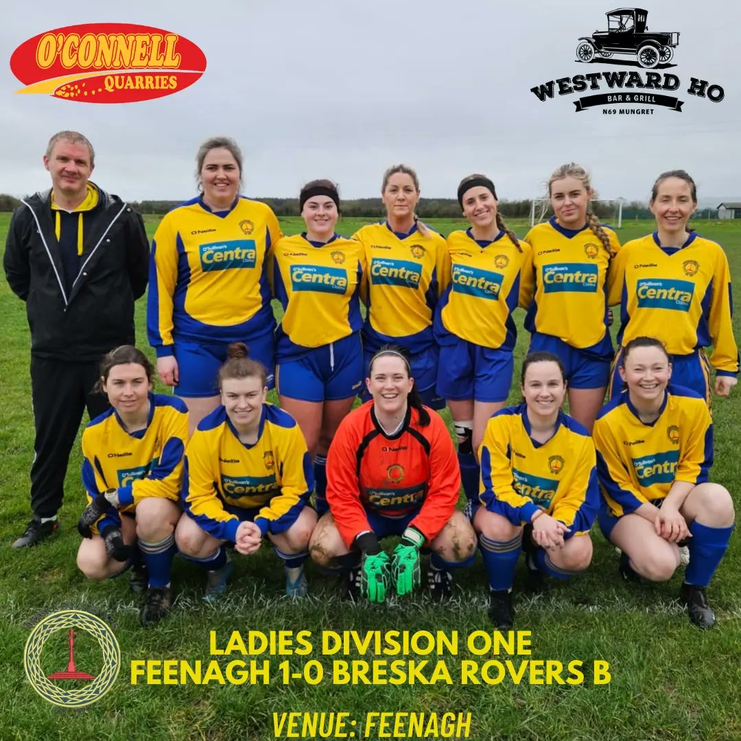 breskarovers's tweet photo. Mixed fortunes for our Ladies A and B sides this Sunday.

Premier Division: Breska Rovers A 2-0 Kilcolman Rovers
Goals from the returning Jenny Togher and Lindley Waters

Division One: Feenagh 1-0 Breska Rovers B

A second half goal from Feenagh meant they shaded a tight game. https://t.co/PHZwFi73Nm