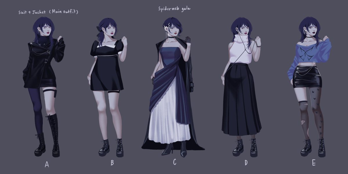 b_luediary_art's tweet photo. Did a quick sheet for my spidersona, Navy 
#spidersona https://t.co/BOi5kFyB3Q