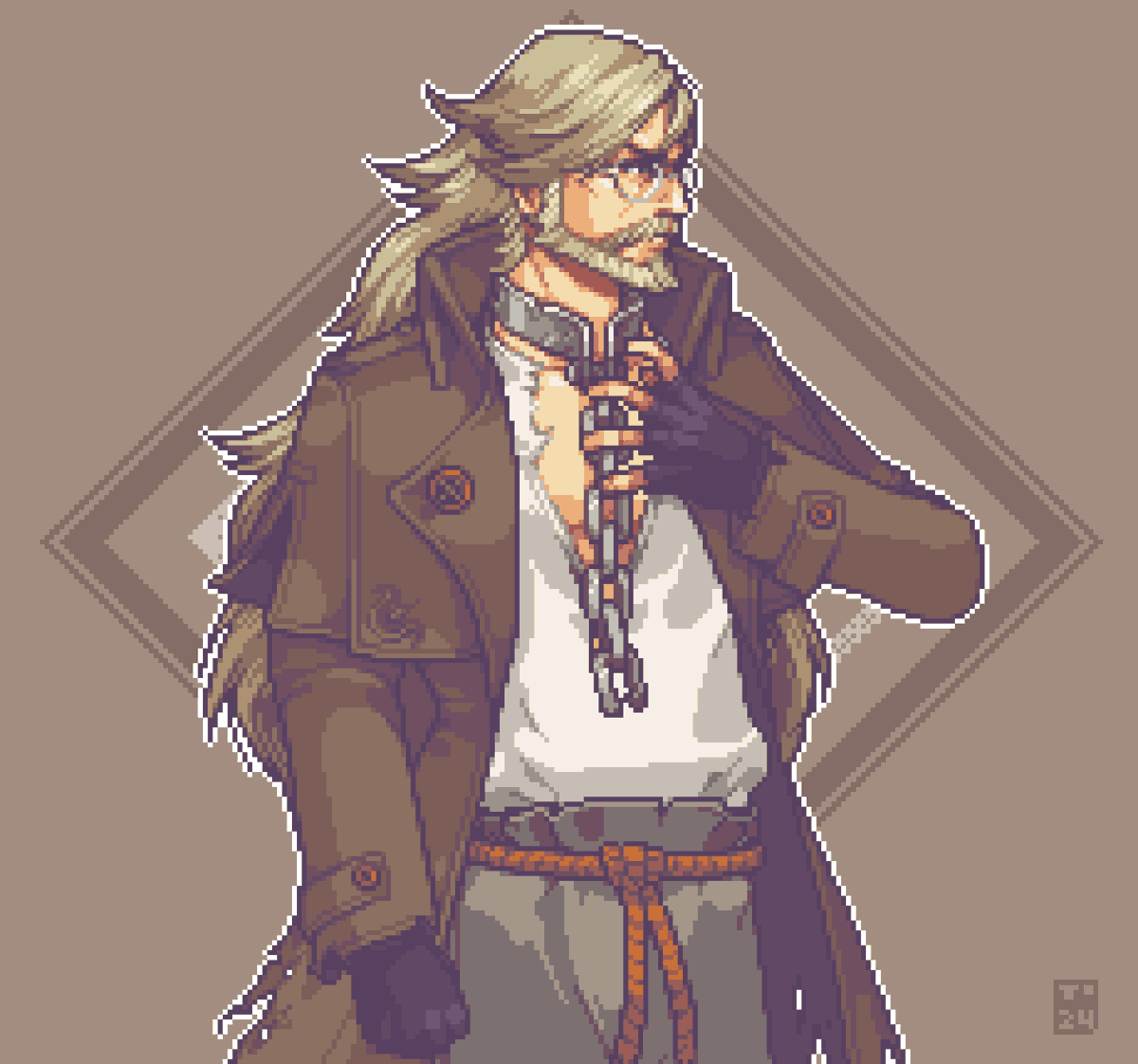 ohyesitstim's tweet photo. Eight more travelers. Eight more adventures. Octopath Traveler II Fire Emblem GBA-styled Portraits. Gangs all here (1/2) @SuzieYeung @DamanMills @CristinaVee @SarahWiedenheft @tsunderica  @KaggyFilms @octopathrpg 
#OctopathTraveler2 #pixelart #ドット絵 https://t.co/aYqwx4DMwe
