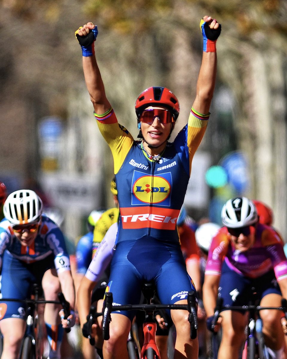 Our four days at #SetmanaCiclista … How it started and how it ended 🙌

Well done Team, well done <a href="/Elisa_balsamo/">Elisa Balsamo</a> 👏