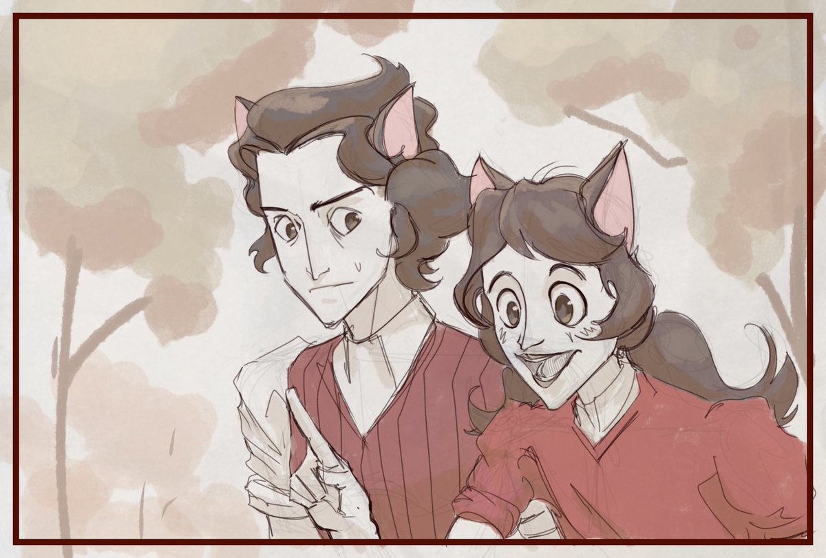 art_sweety's tweet photo. The promised joke with cats based on the sketch. One of the few, but I wanted to draw it the most.
#dontstarve #dontstarvetogether #Wilson #Willow #Walter #Woby https://t.co/lVbkhlMi1N