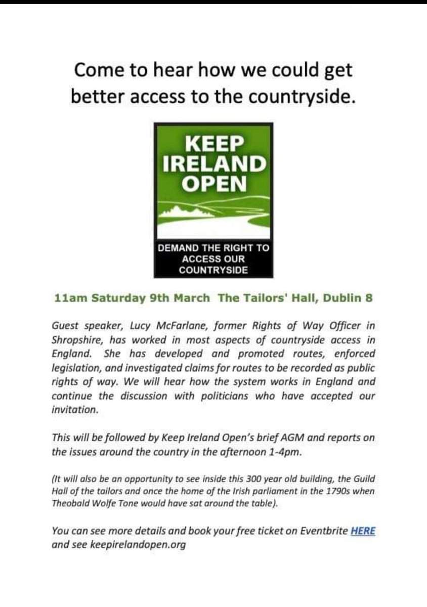 IrelandKeep's tweet photo. AGM NEWS! 

Pick up a ticket here (attendance is free)
https://t.co/FU5dH47Xl9 https://t.co/JIFoTiS1SA