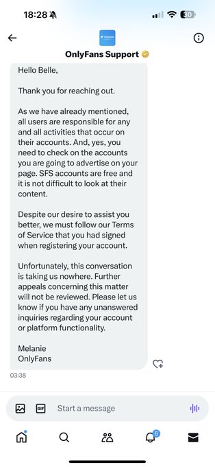 I am asking onlyfans to help me understand there new terms and conditions and this is the response I<a href="/tag/wewantcody"class="tags"><span>#wewantcody</span></a>
