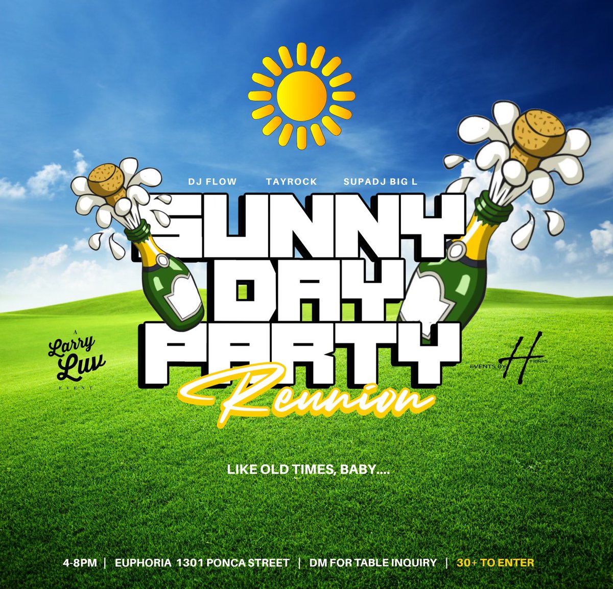 hfrinks's tweet photo. Awww man awww man! #SunnyDayParty reunion! 

Like old times baby 🤟🏾

The Tent will be off 😮‍💨

30+ to enter https://t.co/rm5RmMDeVk
