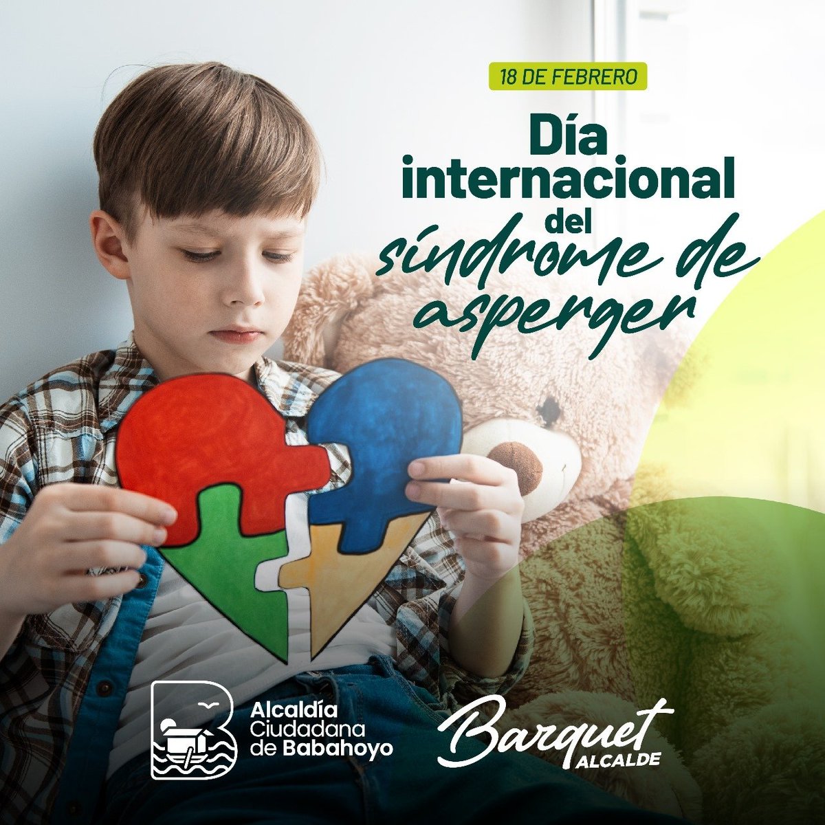 alcaldiabbhy's tweet photo. El #SíndromeDeAsperger no es una enfermedad, sino una forma diferente de pensar y percibir.

#AlcaldíaCiudadanaDeBabahoyo
#GustavoBarquetAlcalde https://t.co/FDPFGQbtS2