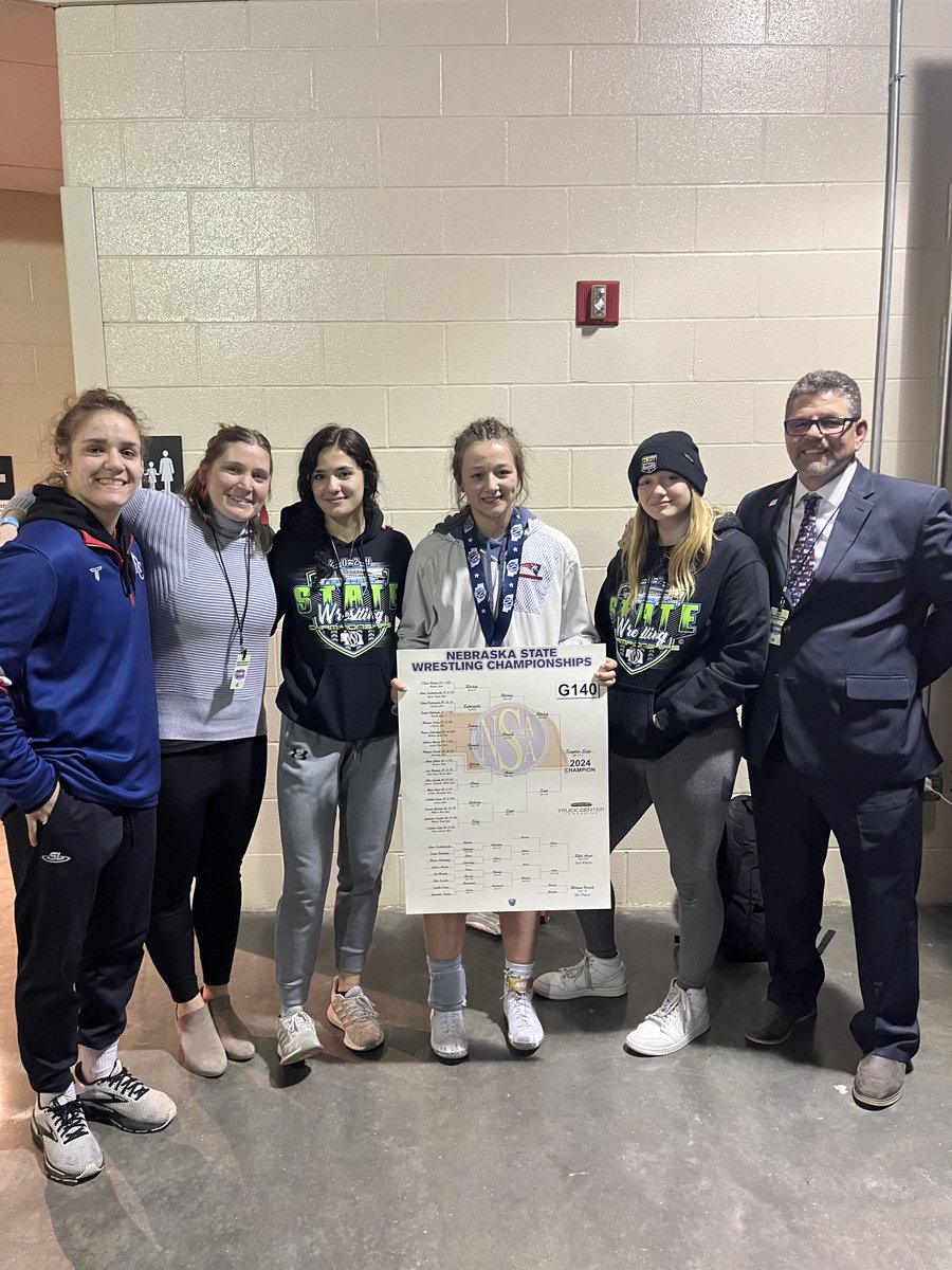 ACGirlsWrestle's tweet photo. Congrats on making history today Kayden! https://t.co/5oRZdkRL50