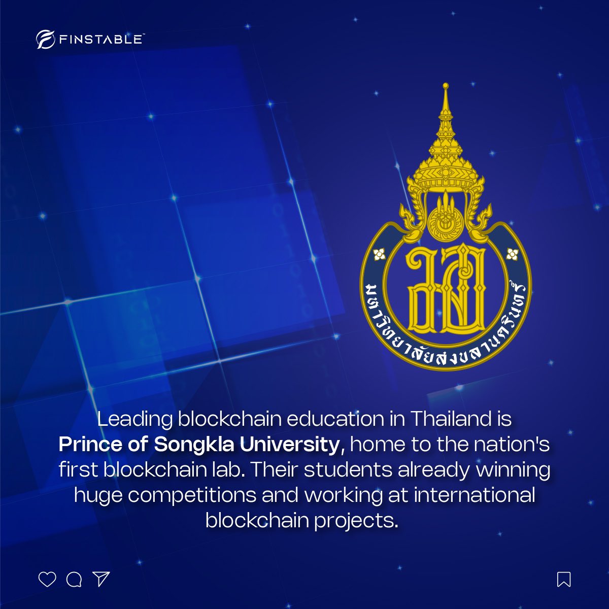 FinstableCo's tweet image. 🔗 Learn more: finstable.co.th/en/news-events
💎 Join the Finstable community online: linktr.ee/finstable

#Finstable #B2GC #Blockchain #BlockchainInnovation #BlockchainTech #Web3Community #ThailandInnovation #Web3 #Phuket #Thailand