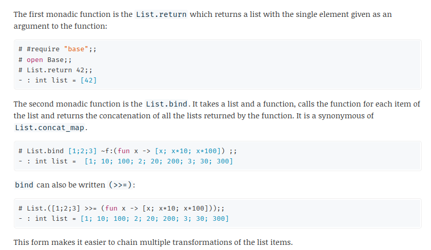 OCaml Monadic Programming tutorial by Frédéric Loyer sinerj.org/~loyer/monadic… #OCaml #Learn #Community