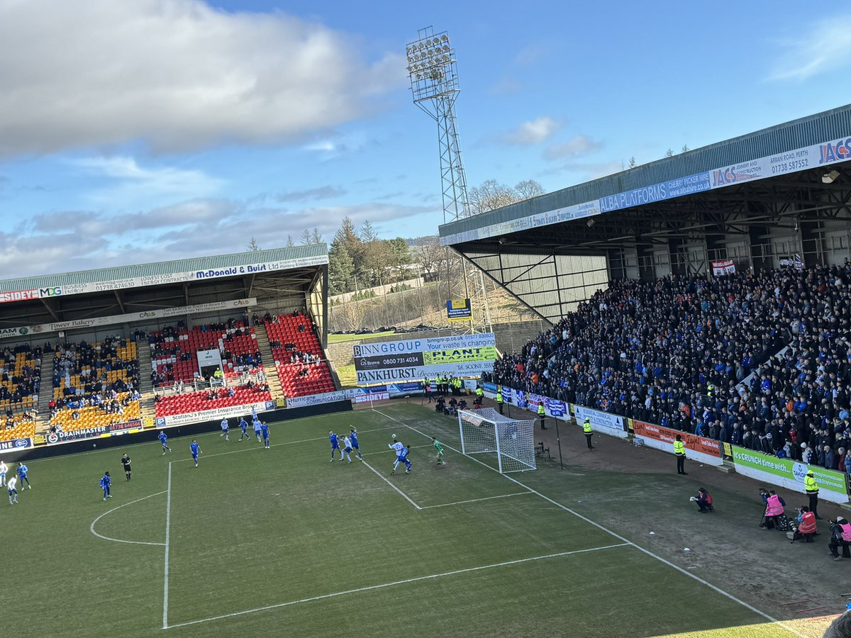 St Johnstone FC (0) v (3) Rangers FC Scottish Premiership McDiarmid Park @67_balti #groundhopping