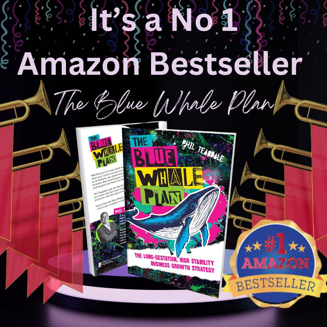 Did you know today is #WorldWhaleDay today. 

As a whale obsessive - my new business book ‘The Blue Whale Plan’ combines my two passions. 

Are you or is your business a Blue Whale? 

Find out here: amazon.co.uk/Blue-Whale-Pla…