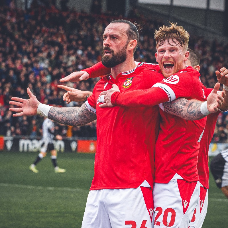 Wrexham_AFC's tweet photo. Yesterday's victory over Notts County, through the lenses of our Club Photographers 📸

🔴⚪️ #WxmAFC