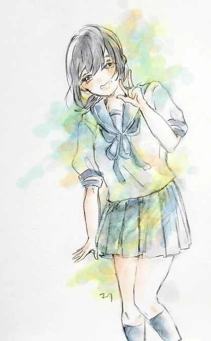 #艦これ版深夜の真剣お絵描き60分一本勝負#艦これ版真剣お絵描き60分一本勝負_20240218 