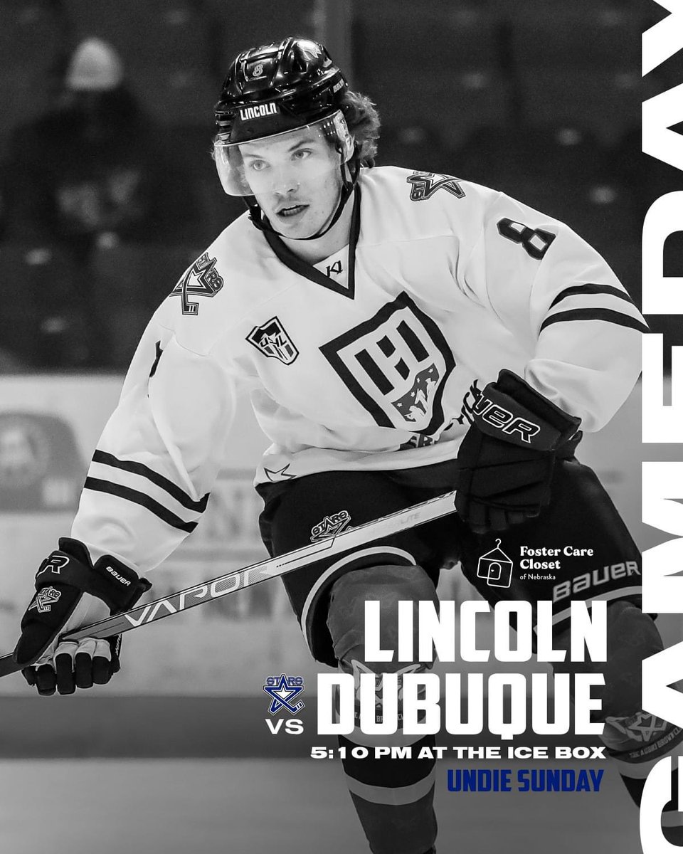 Two games down, one to go this weekend. #AllAboard🚂

🆚: Dubuque 
🕔: 5:10 p.m.
📍: <a href="/IceBoxArena/">Ice Box</a> 
🎟️: lincolnstars.com
📺: flohockey.tv/live/60390
📻: mixlr.com/lincoln-stars