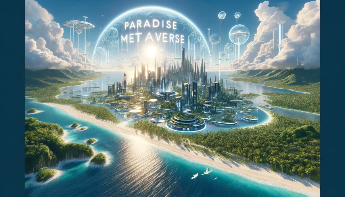 Discover a world where dreams and reality converge 🌐✨ Dive into the Paradise Metaverse, a breathtaking blend of pristine nature and futuristic innovation. #ParadiseMetaverse #VirtualWorld #FutureIsNow