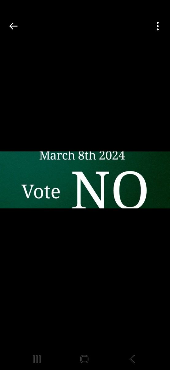 Roisin_Ni's tweet photo. #KeepMnáInTheLaw #VoteNoRef24 #SilencedProtest
#VoteNoNo
#MammySaysNo https://t.co/RiYS1Ex1p2