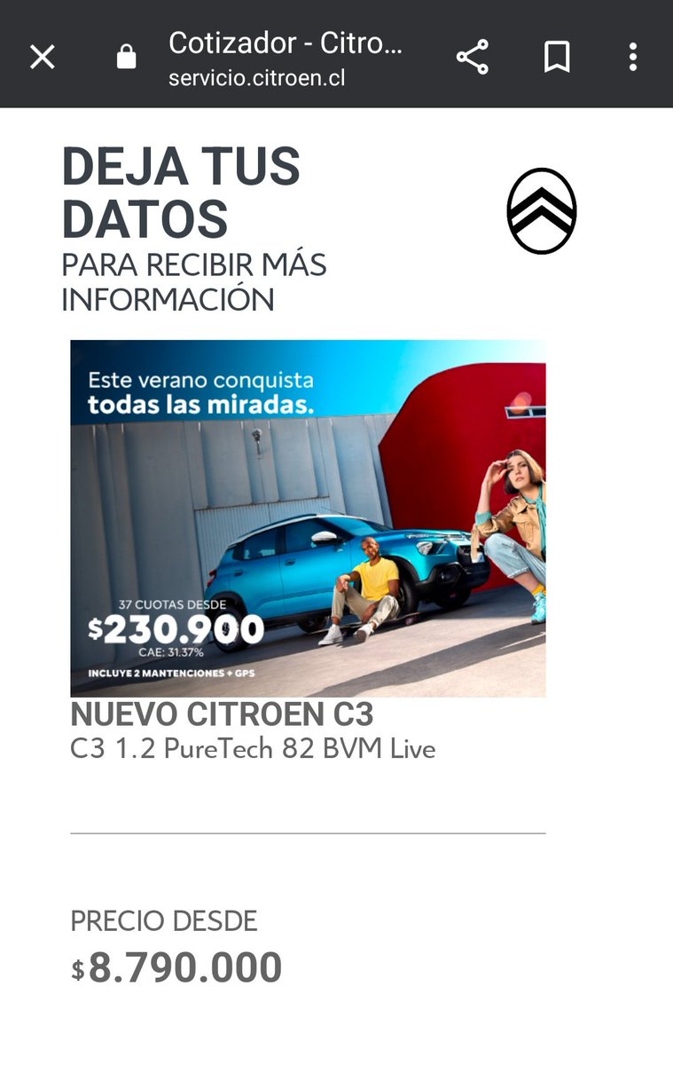horacioalonso16's tweet photo. Dato. El Citroën C3 más barato en Argentina (Live PT 1.2) cuesta $18.449.300. Son u$s20.900 al oficial o 16.800 al blue. En Chile, de precio de lista, está en u$s12.300, pero hay rebajas q lo dejan hasta en u$s9.053. En los dos mercados se importa de Brasil. Feliz domingo https://t.co/jds20M8tXm