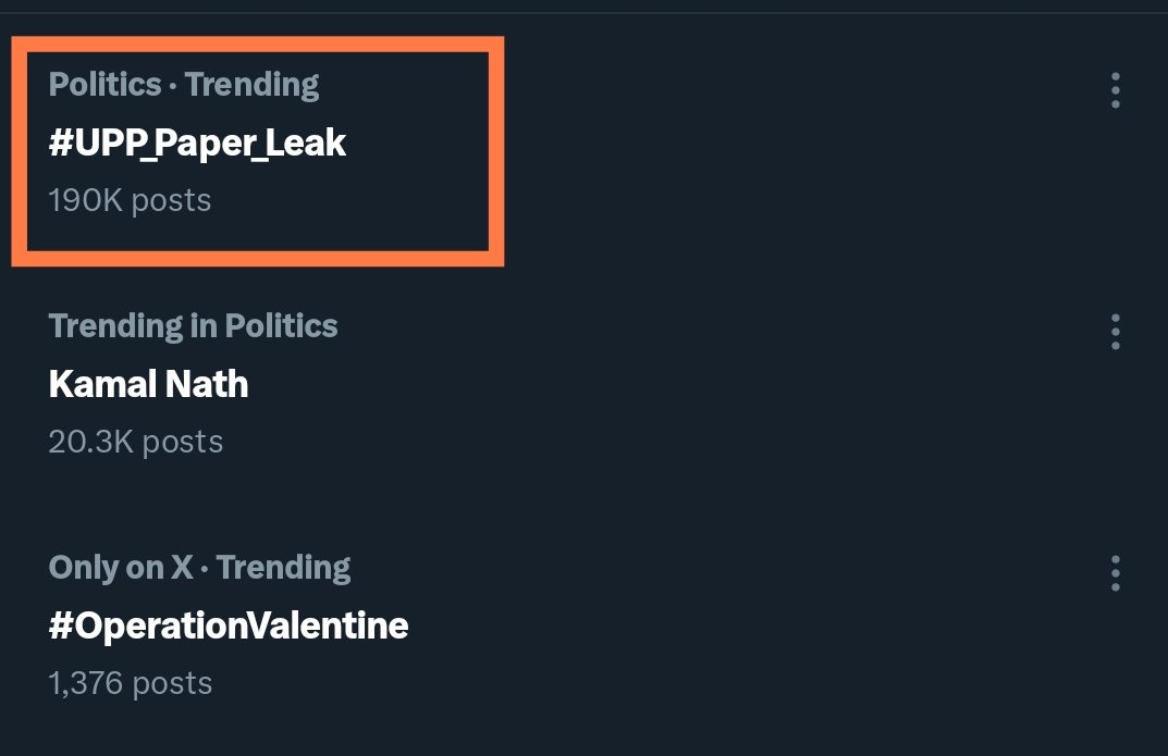 abhisingh_0017's tweet photo. Trend's Top. #UPP_Paper_Leak @exampuroficial https://t.co/kiQIkVgW74