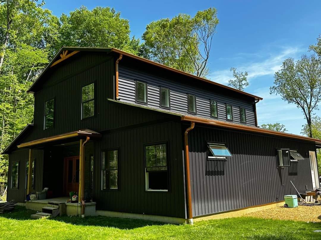 FletcherDesign's tweet image. House was finished in 2023, and we designed it in 2021. The homeowner chose to be their own general contractor. It worked out great.