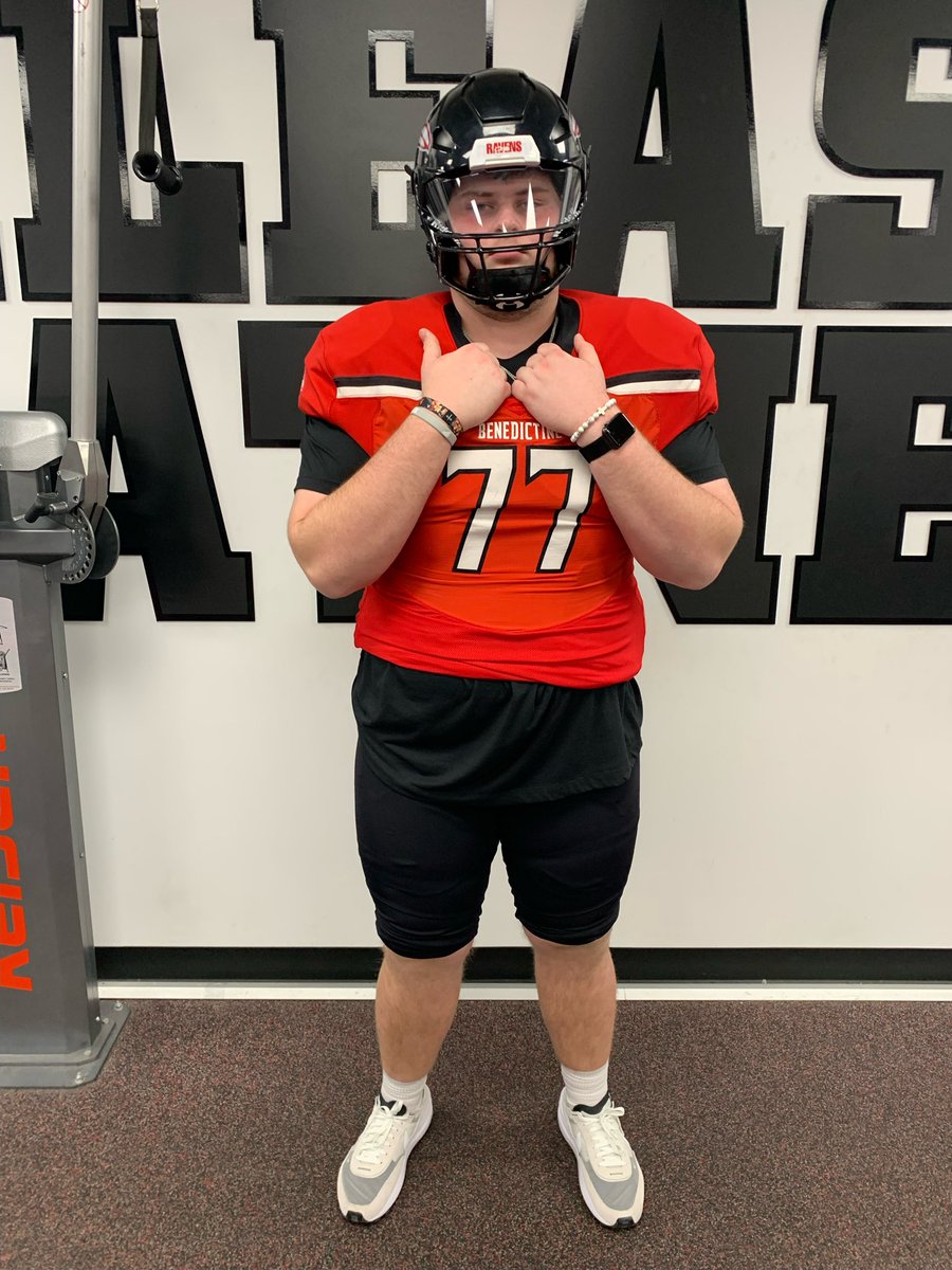 After a great time on campus, and a good talk with <a href="/CoachPopsBC/">George Papageorgiou</a>, I’m very excited to say that I have been given the opportunity to advance my academic and athletic career at Benedictine College‼️🔴⚫️ 
<a href="/RecruitLamarFB/">Lamar Consolidated Mustangs College Prospects</a> <a href="/LCHS_Mustangs/">Lamar Consolidated Athletics</a>