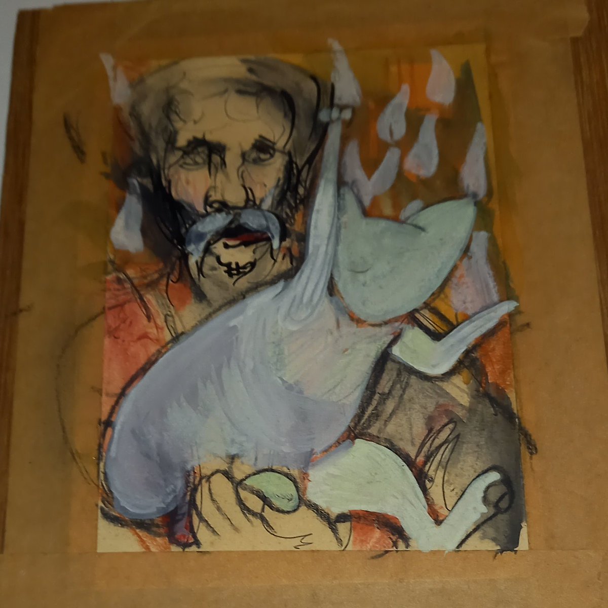A painting by #VivStanshall in the final estate sale this March <a href="/DawsonsAuctions/">Dawsons Auctioneers</a>