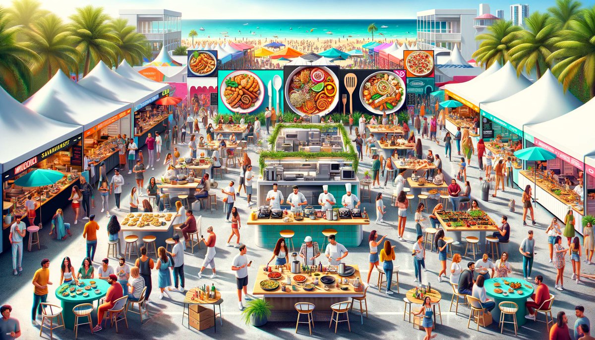 ChefandRare's tweet photo. 🍽️Good Sunday! FoodieCon® 2024, Culinary stars are bringing the heat to @SOBEWFF. Viral influencers reshaping the food scene + our plates👇@chefmarcmurphy @kardea_brown @NickDiGiovanni     @chefPriyanka @RobertIrvine #FoodieCon2024 #SOBEWFF #SundayVibes https://t.co/FSQzjUuVLc https://t.co/rYsbX1pFVU