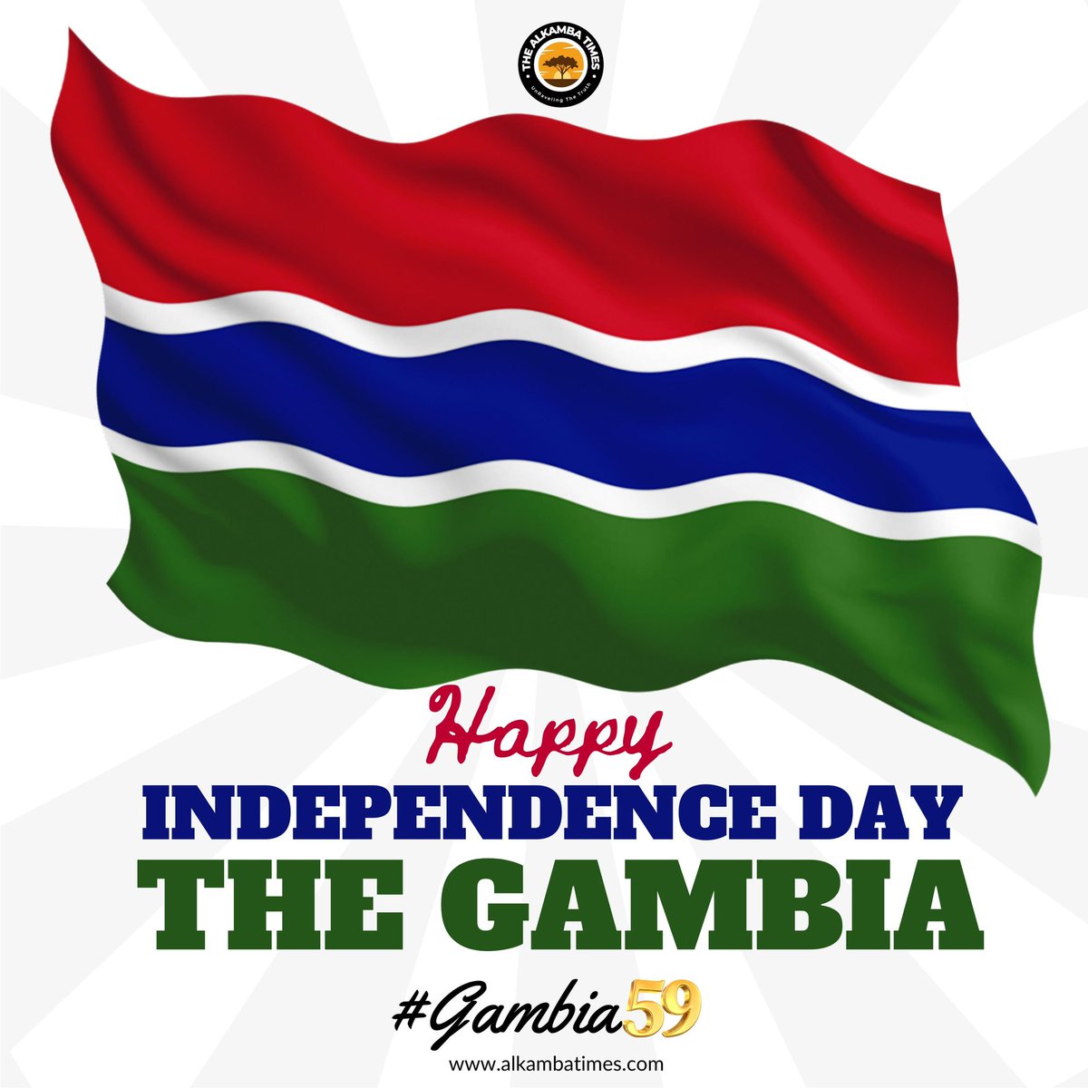 TheAlkambaTimes's tweet photo. #Gambia @59 
Happy Independence Day from #TeamTAT https://t.co/pnJsv9gu1e