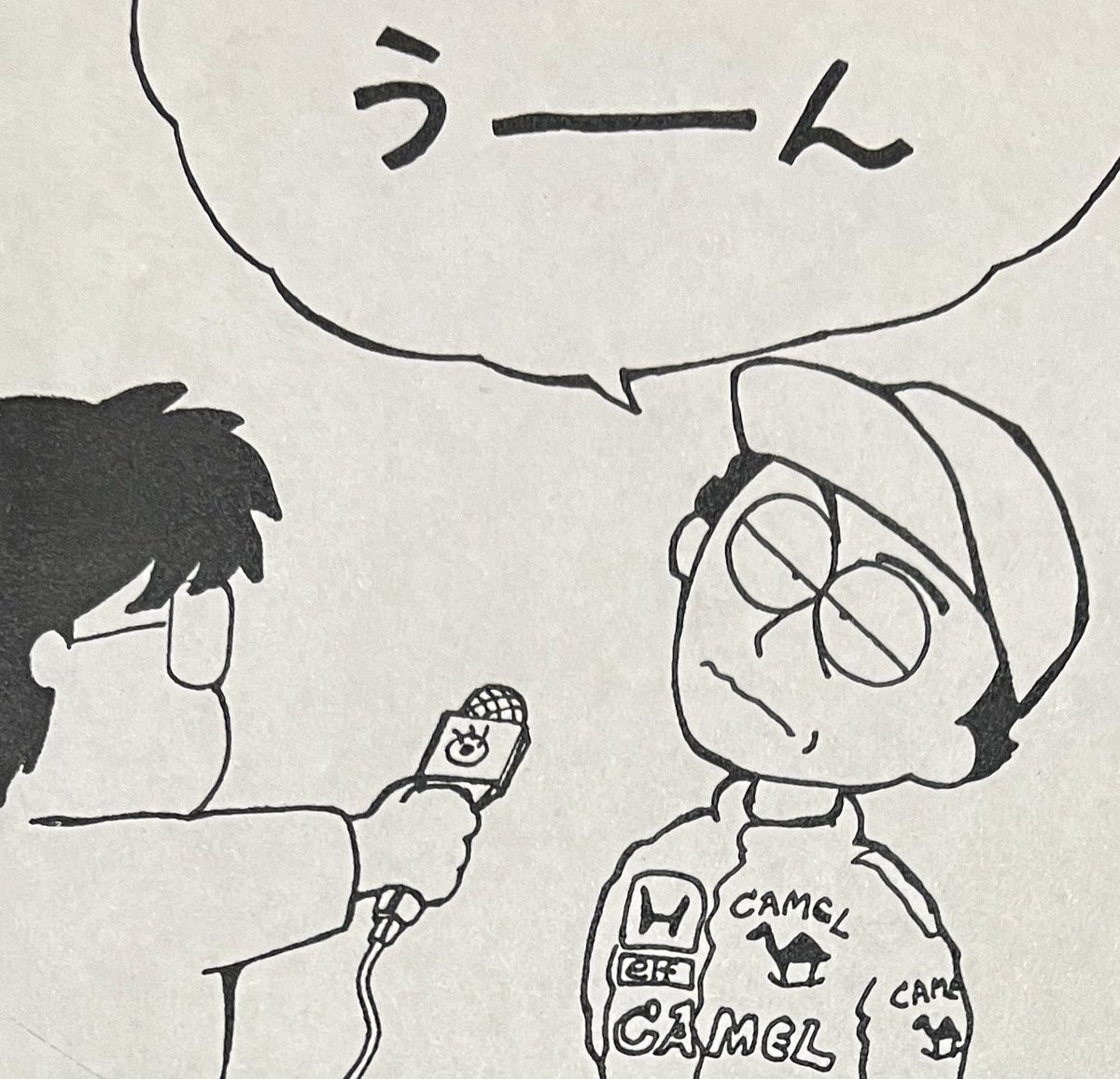 #モータースポーツ祭り過去作
87年頃の中嶋悟のレース後インタビューこんな感じでした。 