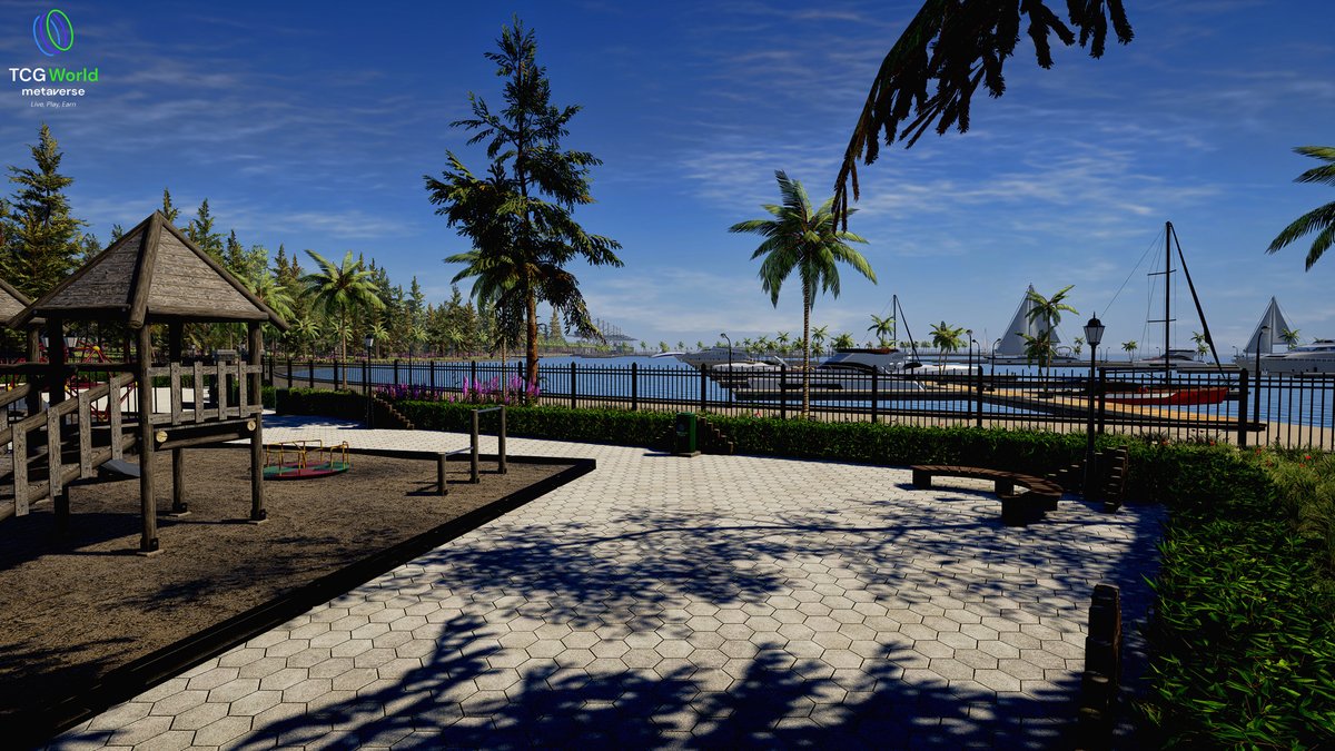 PlayTCGWorld's tweet photo. ⚓️ Introducing the Port in TCG World's Open-World Metaverse! 🌊 Complete with boat docks soon awaiting ownership! Who's gearing up for epic yacht parties? 🎉

#TCGWorld #Web3Gaming https://t.co/tsYDUXxzA9