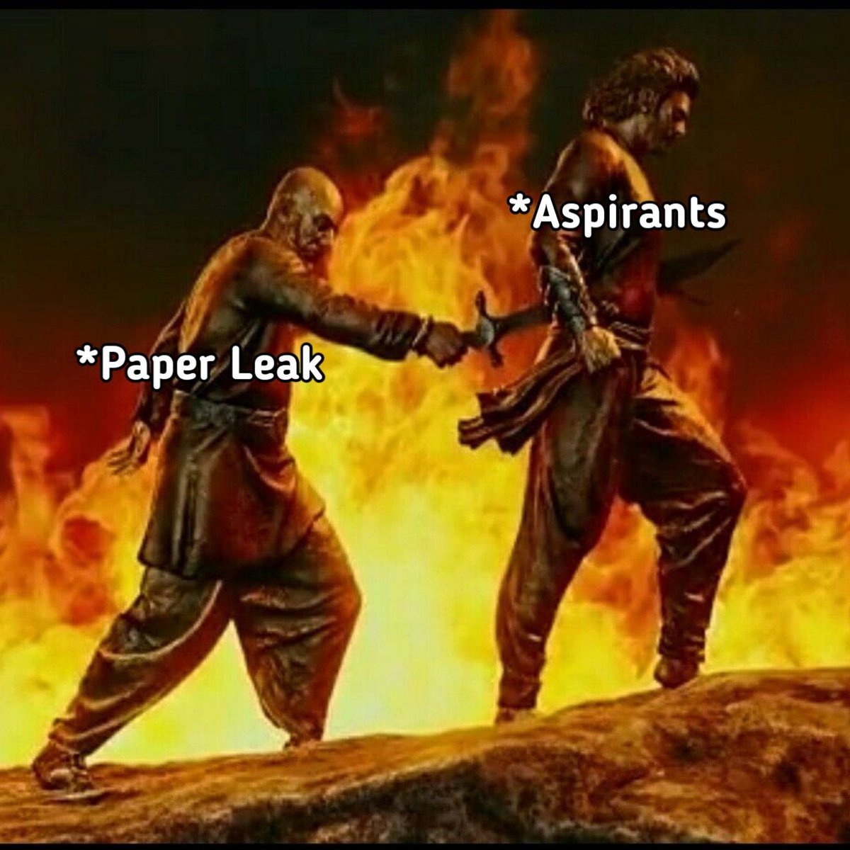 thegulzaar's tweet photo. #UPP_Paper_Leak

Every govt exam scenario nowadays https://t.co/iF96HYdbJU