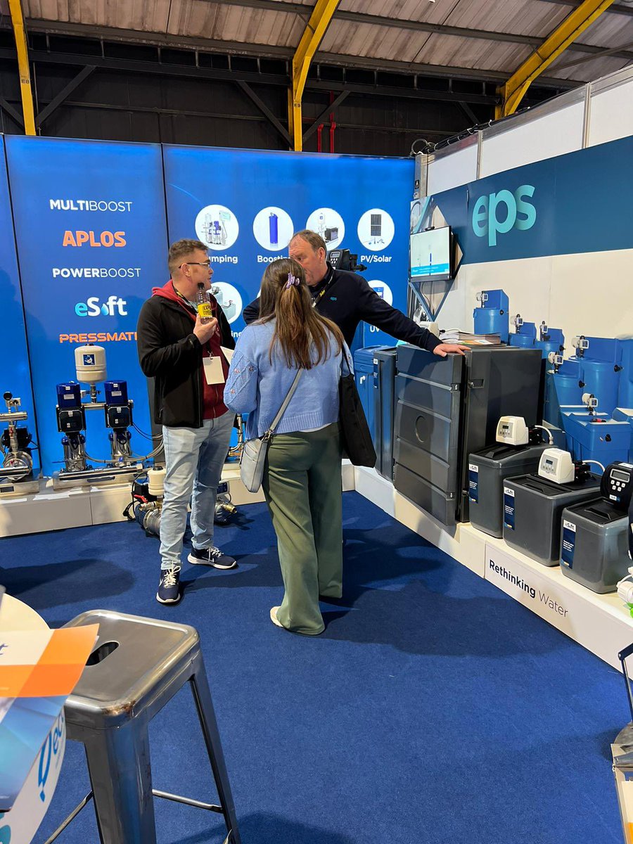 IPPIreland's tweet photo. Our External Sales Engineer Luka Bubic-Juric is representing us on the @EPSWater stand K20 at this weekend’s Hardware Show at the RDS. It’s always a great thing to get the opportunity to meet up with our Group colleagues &amp; share product knowledge.

#ProgressiveSolutions
#HAIShow https://t.co/wABqe4l5RC