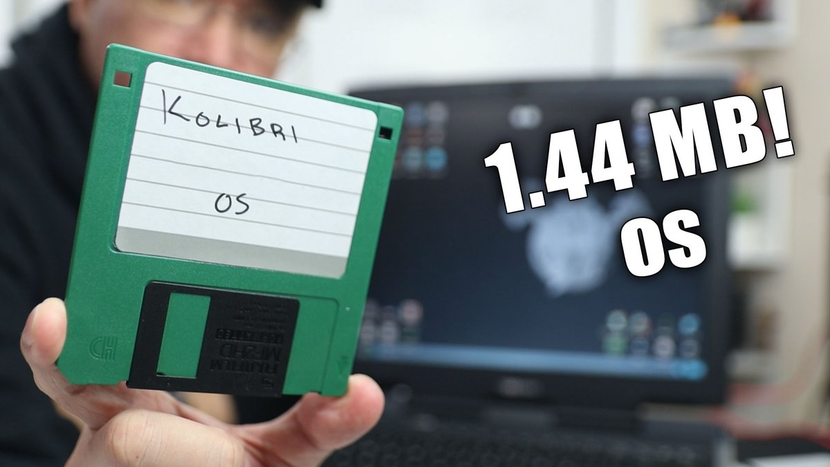 checking out an OS that fit on a 1.44MB Floppy! youtu.be/3pGuZz_1BzI