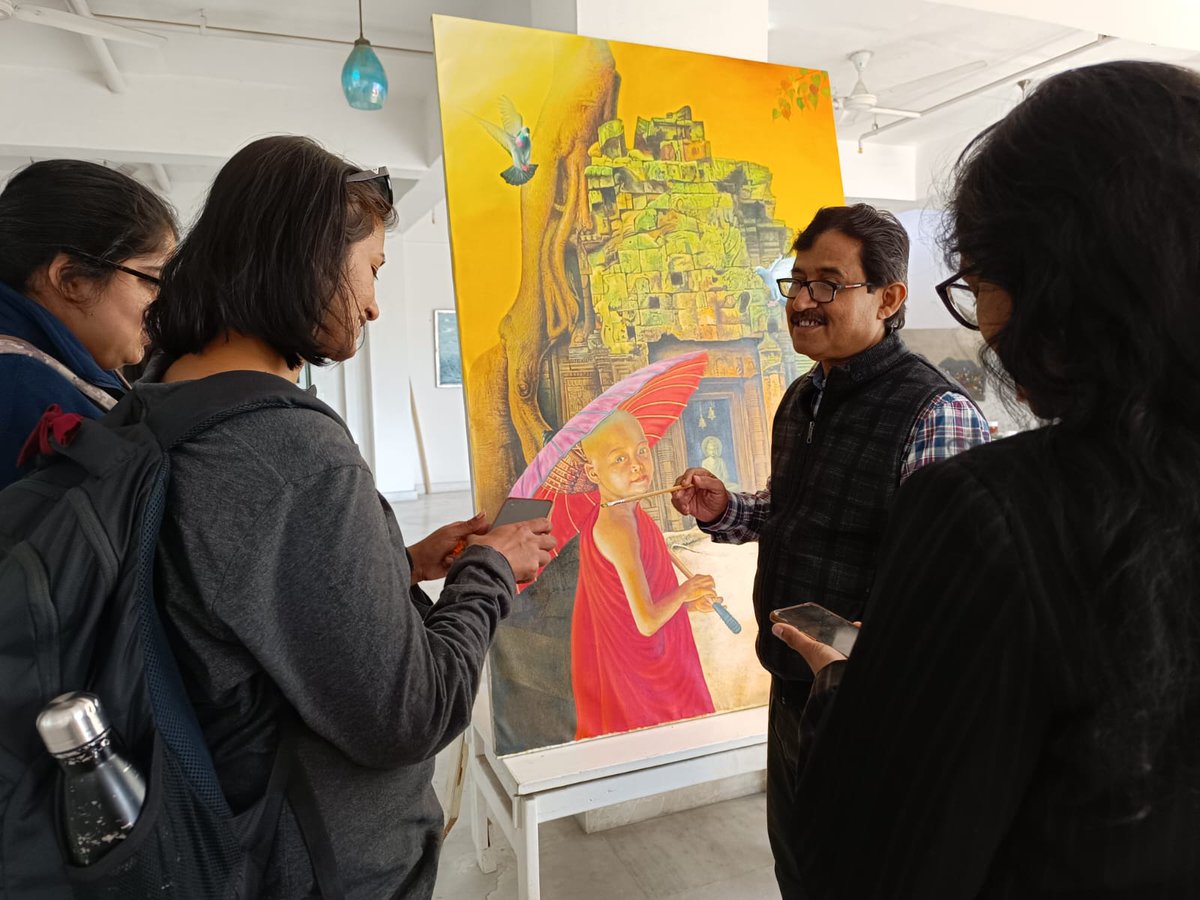 RichaKedia's tweet photo. Was amazing interacting with some senior amazingly talented artists at Urusvati Museum of Folklore during kalagramsociety sketch meet today

#artmeetup #artcamp #artgallery https://t.co/9No0A0jTL2