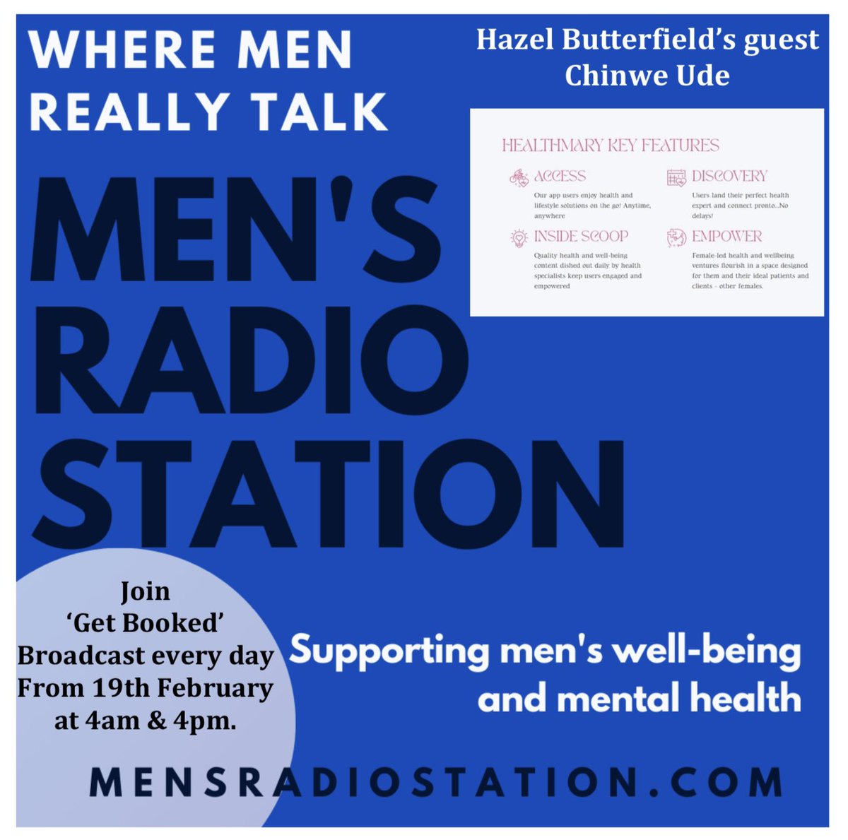 nuttybutty's tweet photo. W/C 19th Feb on #GetBooked @womensradiostn &amp; @MensRadioStn join me chatting to Dr Chinwe Ude about the books that inspire her &amp; how @healthmaryapp is enabling women to easily access services by women, for women.

WRS - https://t.co/970nBI2bSF
MRS - https://t.co/kDKj35QOhN https://t.co/jQ6kcUA77j