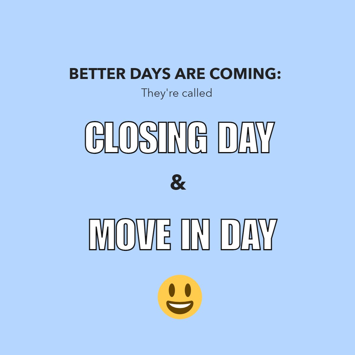 The happiest days... 🏠 🗝️

#realestate #realestatelife #moveday #dayclose #estaterealtor #realestatecoach #betterdaysahead #betterdaysarecoming
 #callniecie