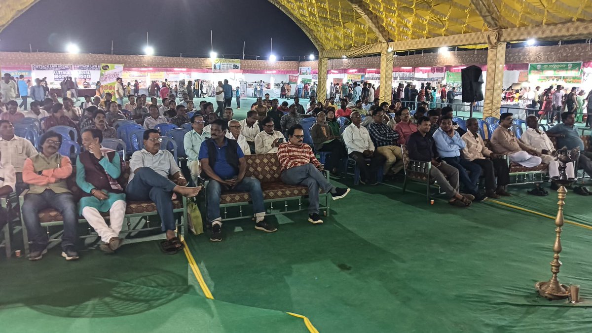 ghasirampanda's tweet photo. #Inkfest - the annual book fair at Subarnapur: presenting on National Education Policy - scope and challenges in the seminar held this evening. @ActionAidIndia https://t.co/pQ1VoI5J0M