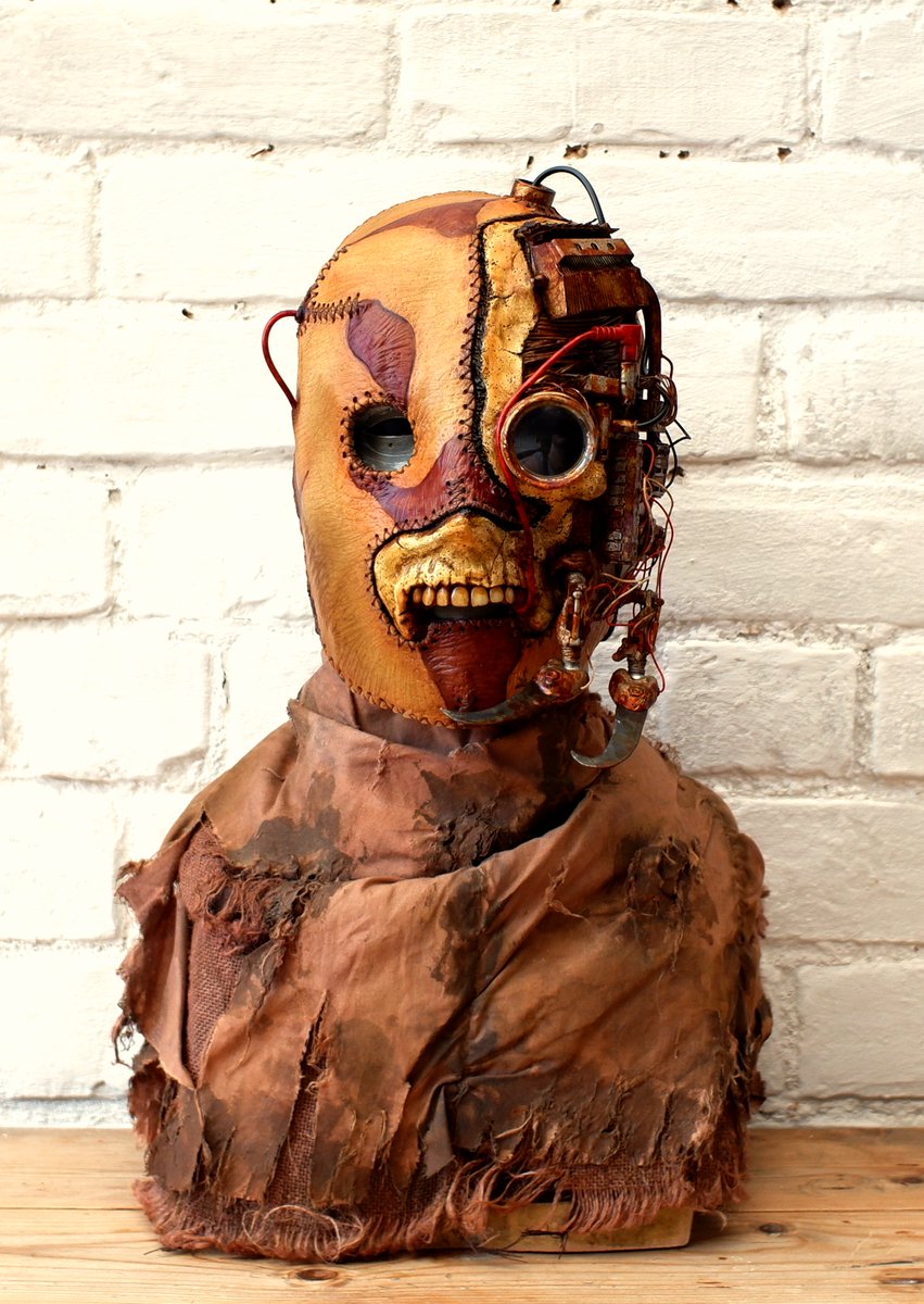 EmpiricEmporium's tweet photo. Handmade Leather Mask, Servitor Mask, "Infirmitas Carnis" 
https://t.co/W1yBOtYoKo

https://t.co/Ib8fVBu7Kf
https://t.co/vzq5SdjHRK
https://t.co/iDMqlhXabu

#HandmadeMask #LeatherMask #HorrorMask #MaskCosplay #Mask #Horror  #Leathercraft #40k #TorturedMask #Servitor https://t.co/n6HxXIaTem