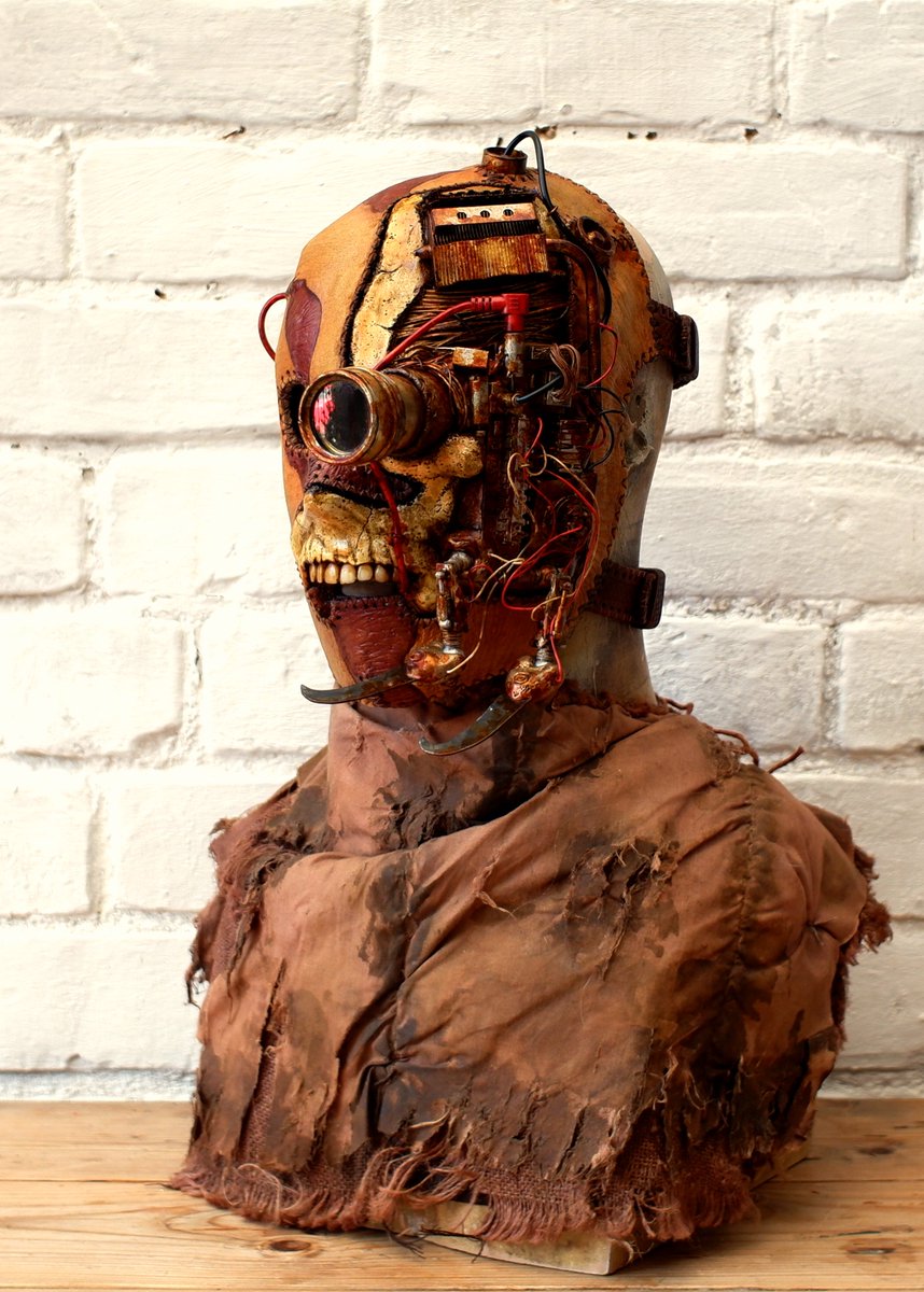 EmpiricEmporium's tweet photo. Handmade Leather Mask, Servitor Mask, "Infirmitas Carnis" 
https://t.co/W1yBOtYoKo

https://t.co/Ib8fVBu7Kf
https://t.co/vzq5SdjHRK
https://t.co/iDMqlhXabu

#HandmadeMask #LeatherMask #HorrorMask #MaskCosplay #Mask #Horror  #Leathercraft #40k #TorturedMask #Servitor https://t.co/n6HxXIaTem