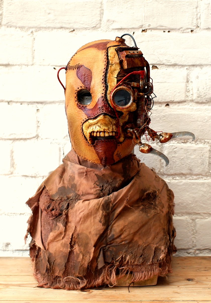 EmpiricEmporium's tweet photo. Handmade Leather Mask, Servitor Mask, "Infirmitas Carnis" 
https://t.co/W1yBOtYoKo

https://t.co/Ib8fVBu7Kf
https://t.co/vzq5SdjHRK
https://t.co/iDMqlhXabu

#HandmadeMask #LeatherMask #HorrorMask #MaskCosplay #Mask #Horror  #Leathercraft #40k #TorturedMask #Servitor https://t.co/n6HxXIaTem