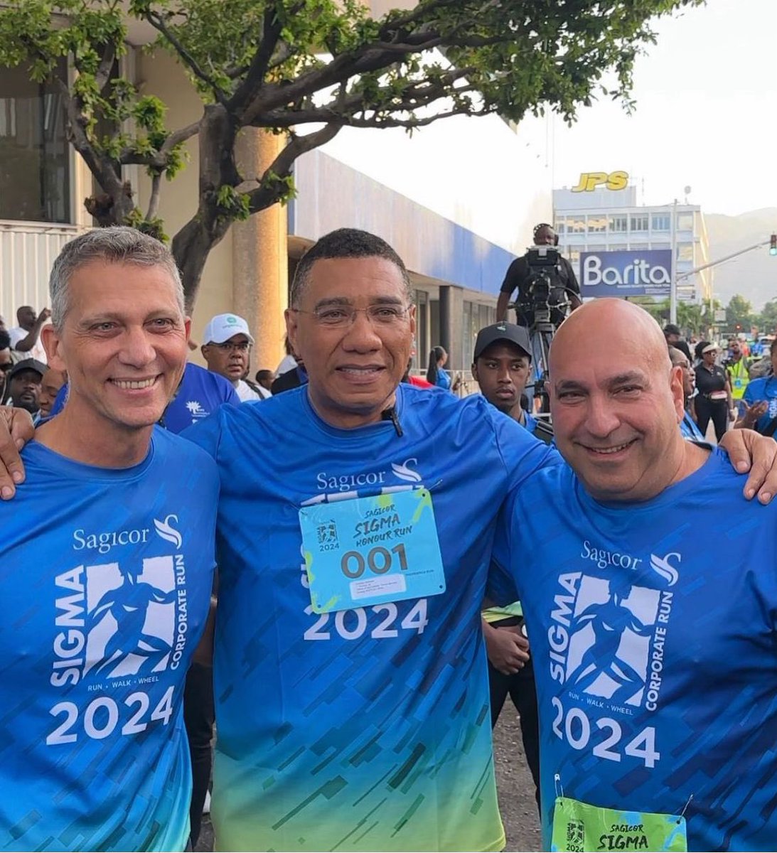 #SagicorSigmaHonourRun <a href="/SagicorJa/">Sagicor Jamaica</a> We exceeded our target as we do with everything $109,054,616M. Proud of my #SagicorStrong team and all 27,000+ participants, sponsors and volunteers. Special appreciation to the Most Honourable @AndrewHolnessjm