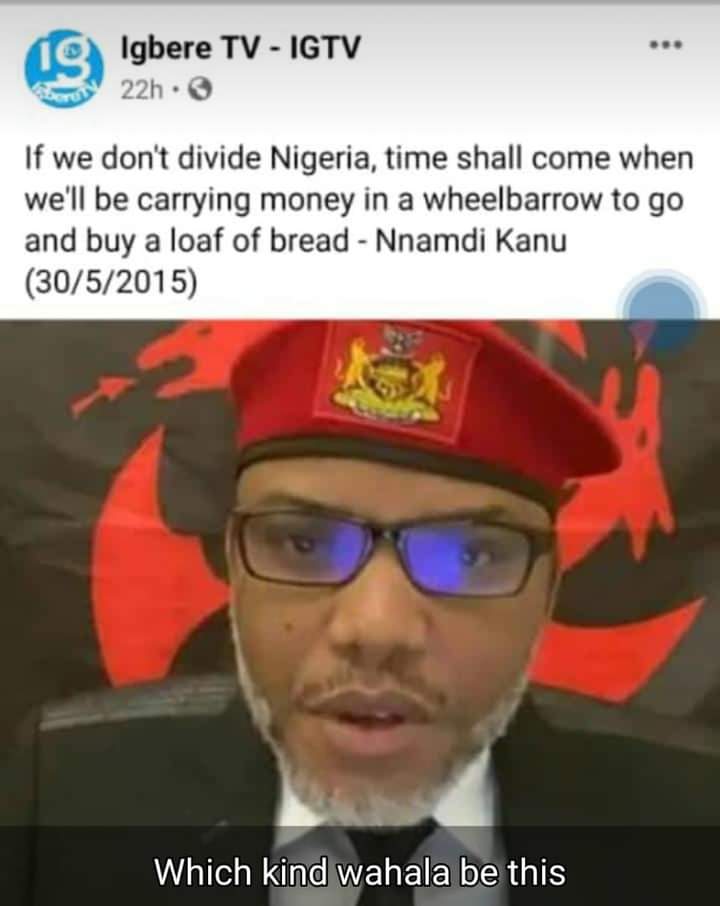 chukwudibiafra9's tweet photo. Words of the only living Prophet of our time- Mazi Nnamdi Kanu.👇👇👇
#FreeMaziNnamdiKanu #freemaz #FreeBiafra https://t.co/58oyU2LgnZ